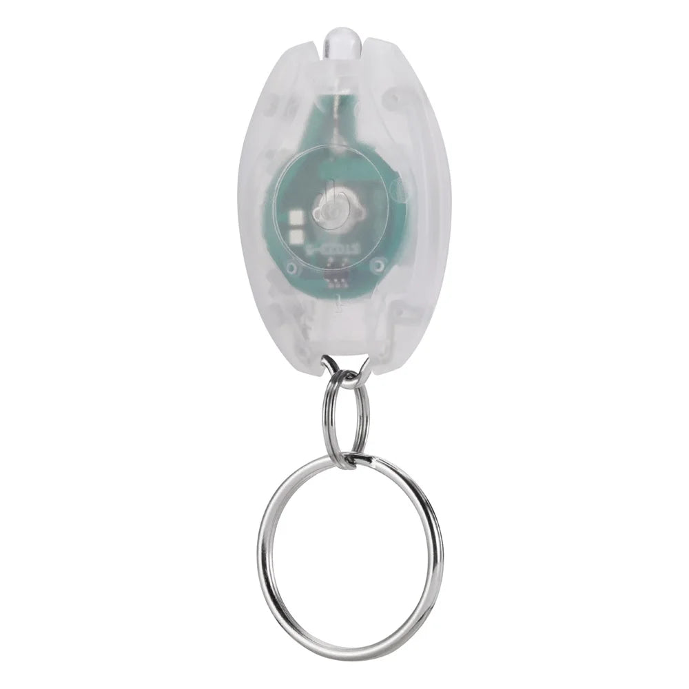 porte clés lampe torche led transparent violet vert bleu blanc noir moderne pratique
