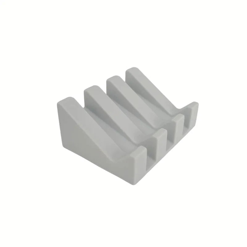 support savon silicone marron blanc moderne facile nettoyer minimaliste
