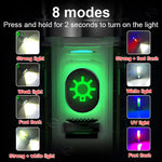 lampe torche led rechargeable projecteur haute puissance résistant chocs argent vert noir