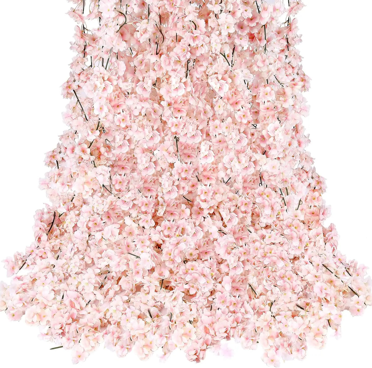 guirlande florale mariage extérieur fleurs roses blanches arches décorations festives anniversaire fêtes prénuptielles