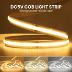 ruban led flexible 320 led blanc jaune gris moderne double face adhésive 5v 3000k