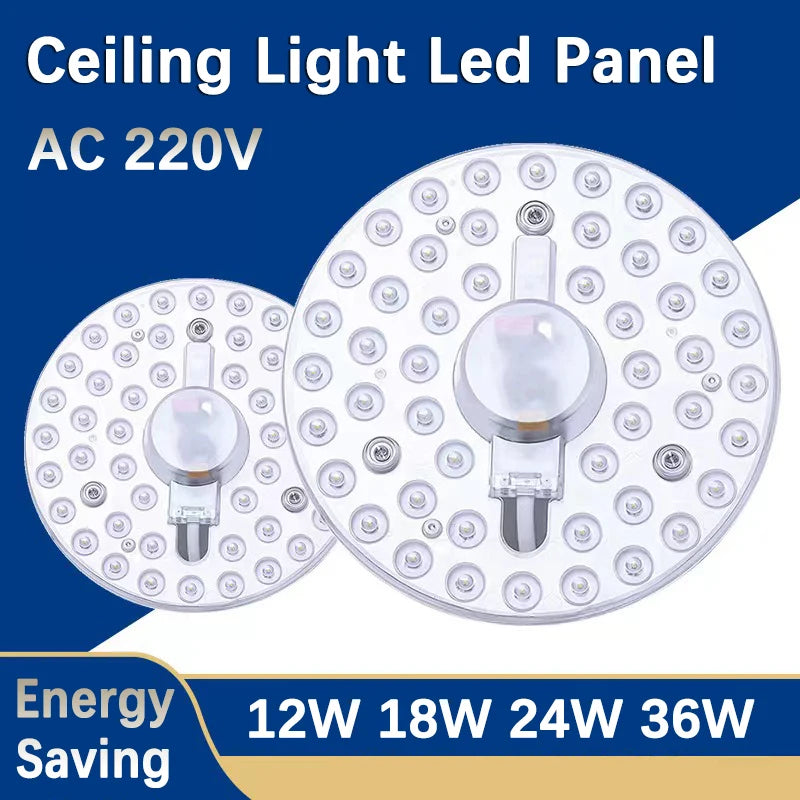 Panneau led plafonnier blanc moderne aimants 12w 18w 24w 36w 48w 72w