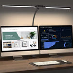 lampe led noir moderne flexible bras ajustable clip facile contrôle tactile