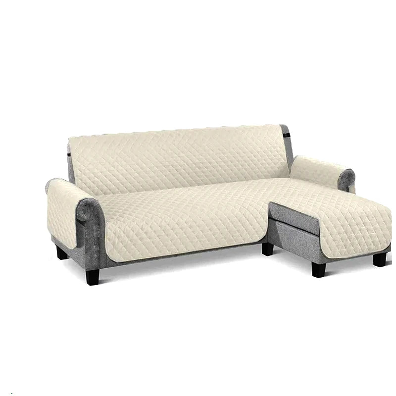 housse canapé polyestère gris diamond check élastiques moderne salon lavable machine