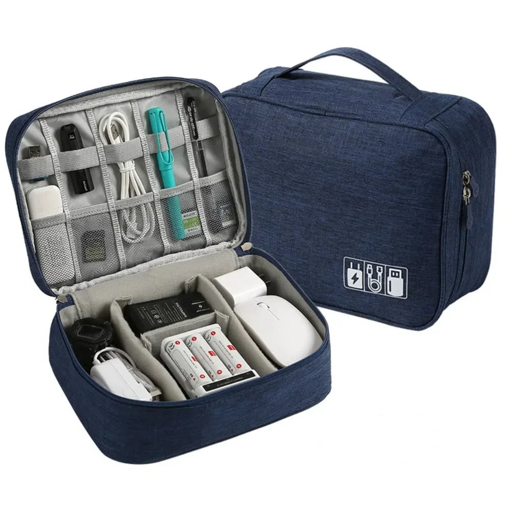 Sac outils gris toile anti odeur zips accessoires tabac moderne rechargeable