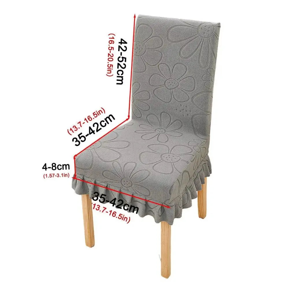 housse chaise moderne fleur imprimée rose vert beige bleu gris polyester extérieure accueil