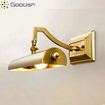 lampe murale moderne or lisse fixée mur éclairage quotidien led 220v 110v