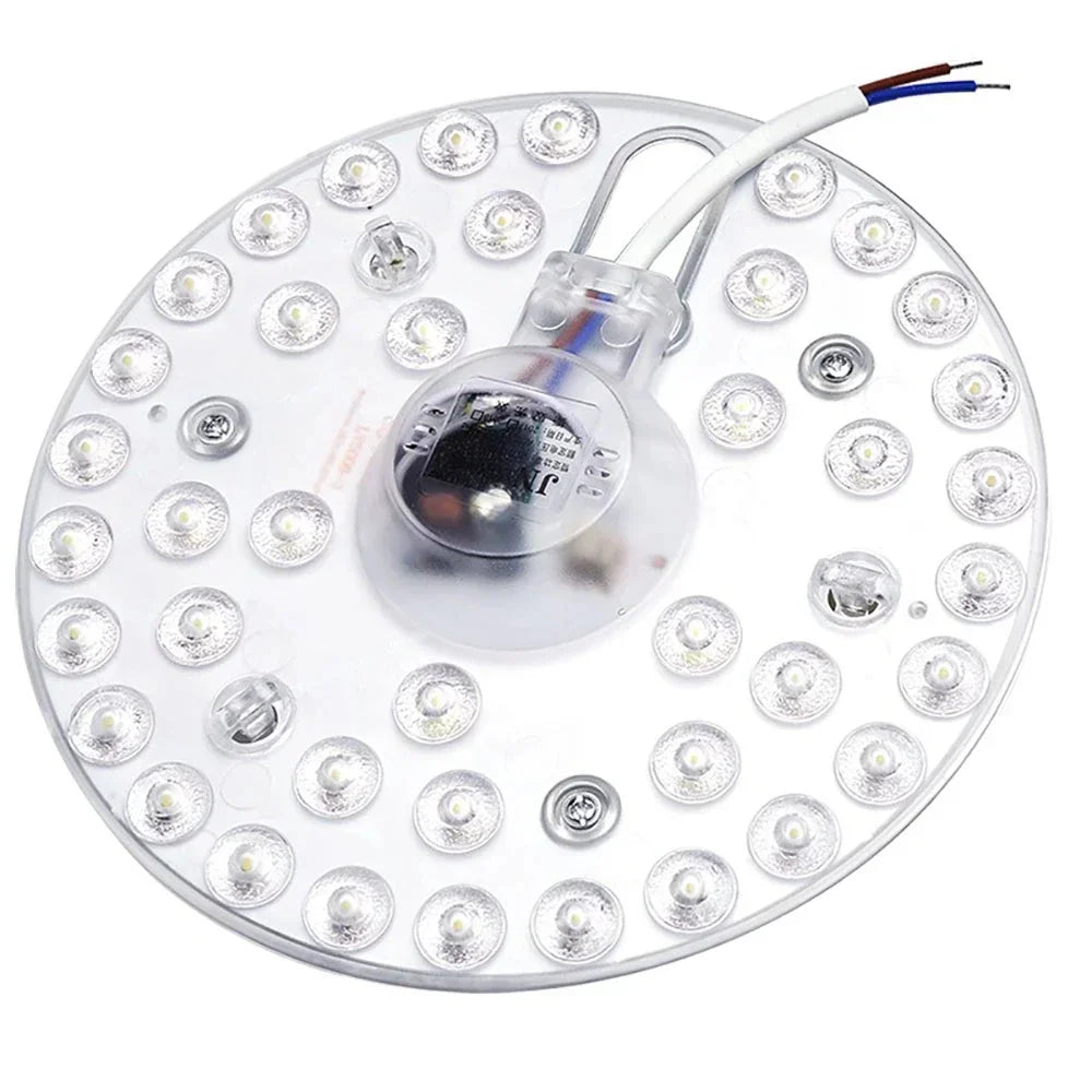 plaque led ronde diodes blanc moderne éclairage quotidien 24w 36w 50w ac 220v contemporain