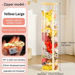 boîte rangement jouets transparent moderne rose clair pliable respectueux environnement haute qualité personnalisation enfant