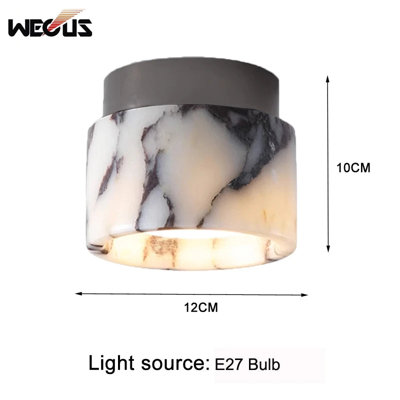 lampe marbre moderne blanc noir beige éclairage led opacité facile éclairage quotidien