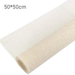 tapis tressé alvéolaire protection matelas crème minimaliste 40x40cm 50x50cm 50x80cm 60x60cm 70x140cm