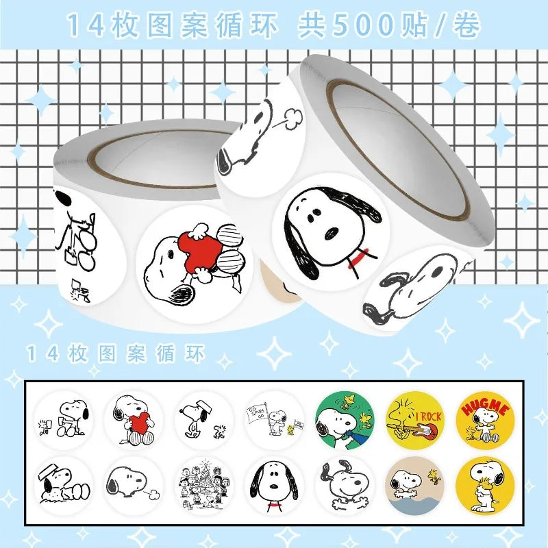 sticker decoration snoopy woodstock cartoon cute phone desktop planner adhesive