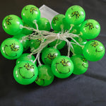 guirlande lumineuse vert souriant clips 10 leds 20 leds 40 leds décoration noël anniversaire