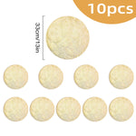 serviettes table modernes blanches dorées motif filetage pack 50pcs 33cm