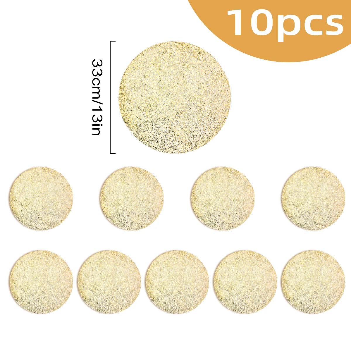 serviettes table modernes blanches dorées motif filetage pack 50pcs 33cm
