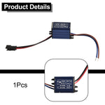 transformateur led bleu noir industriel ip65 étanche connecteurs électriques 3w 50w alimentation projecteur