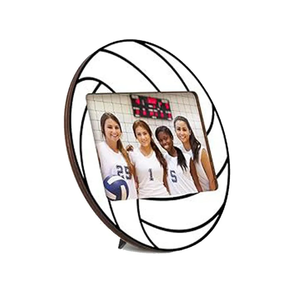 cadre photo sportif ballon football volley basket rugby noir blanc orange marron bleu vert
