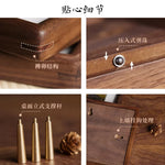 cadre photo bois marron rustique minimaliste chaleureux murs decoration paysages portraits animaux