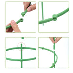 supports plantes pots fleurs treillis anneaux circulaires jardin decoration verticale horizontal roses orchidées SUNAROUD
