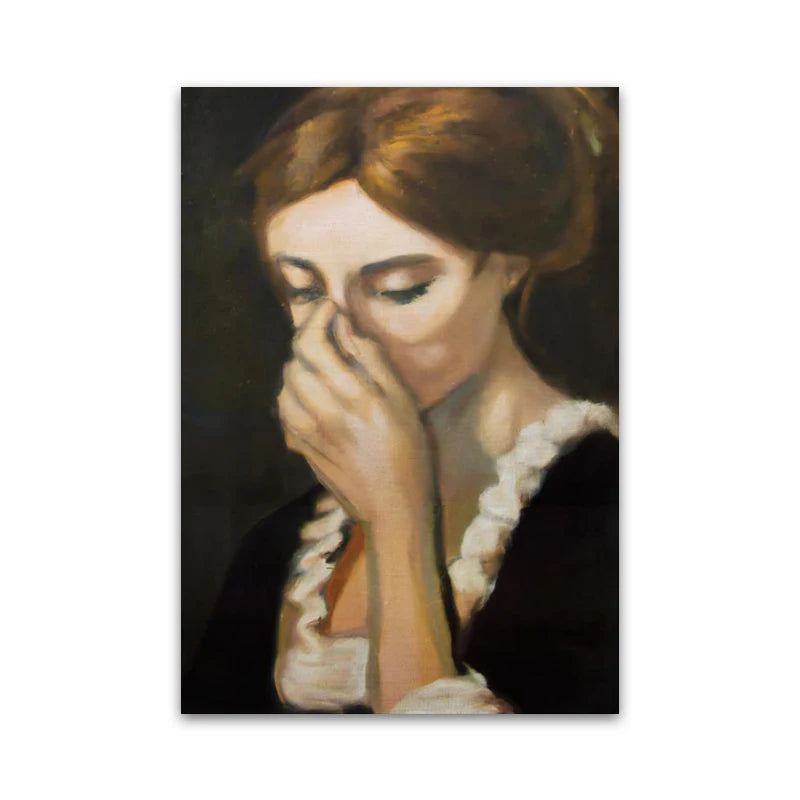 affiche murale Mona Lisa toile imprimée sans cadre classique moderne chambre salon