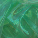 tissu organza transparent brillant polyester polyvalent mariage décoration table moderne élégant vert rose bleu