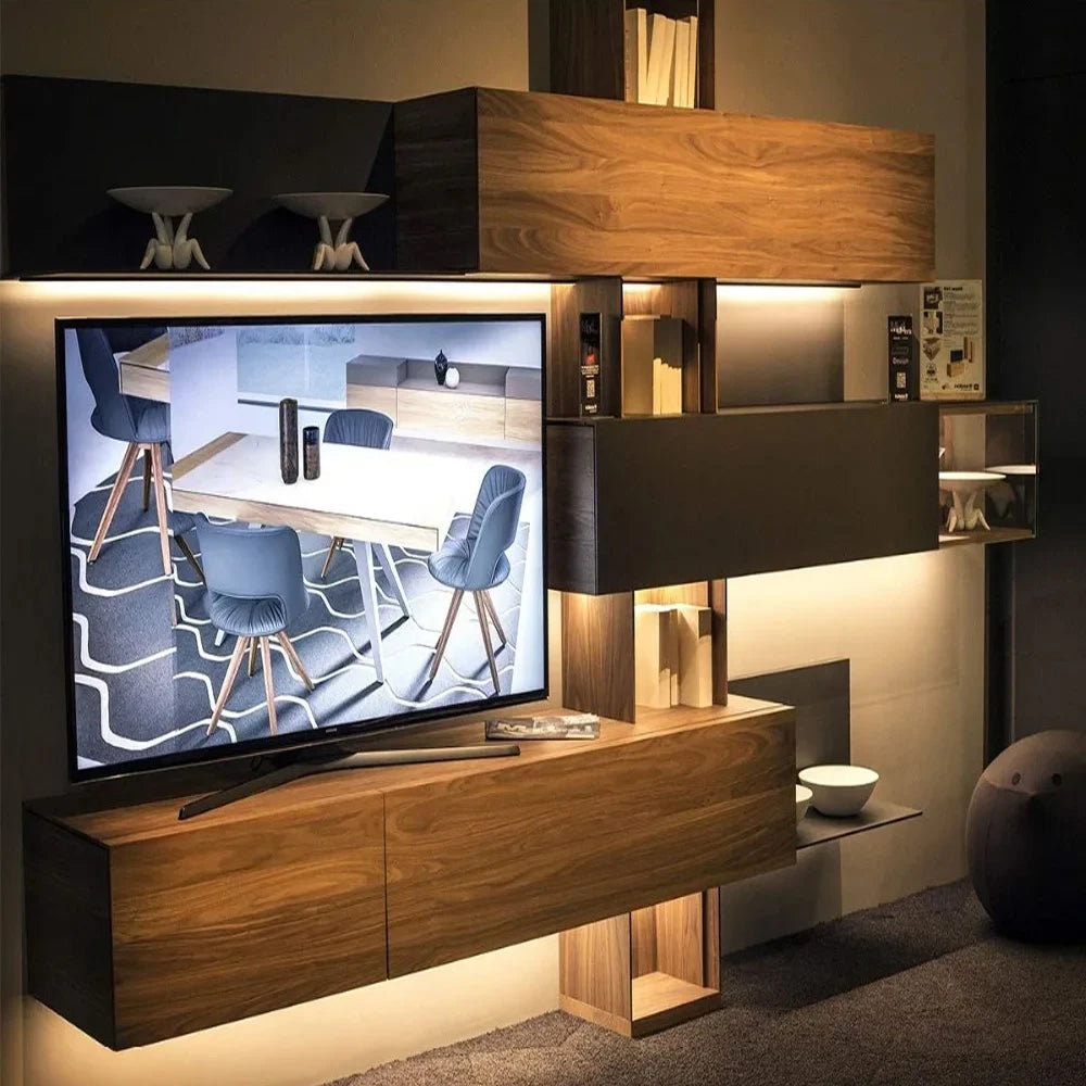 ruban led adhésif moderne blanc points lumineux batterie inclusion salon chambre cuisine