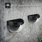 applique murale solaire moderne noir perforée adhésive led transparentextérieur balconurgence
