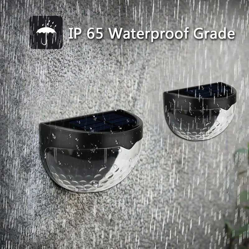 applique murale solaire moderne noir perforée adhésive led transparentextérieur balconurgence