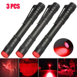 lampe torchon uv rouge inspection camping résistance choc auto défense led noire pince moderne