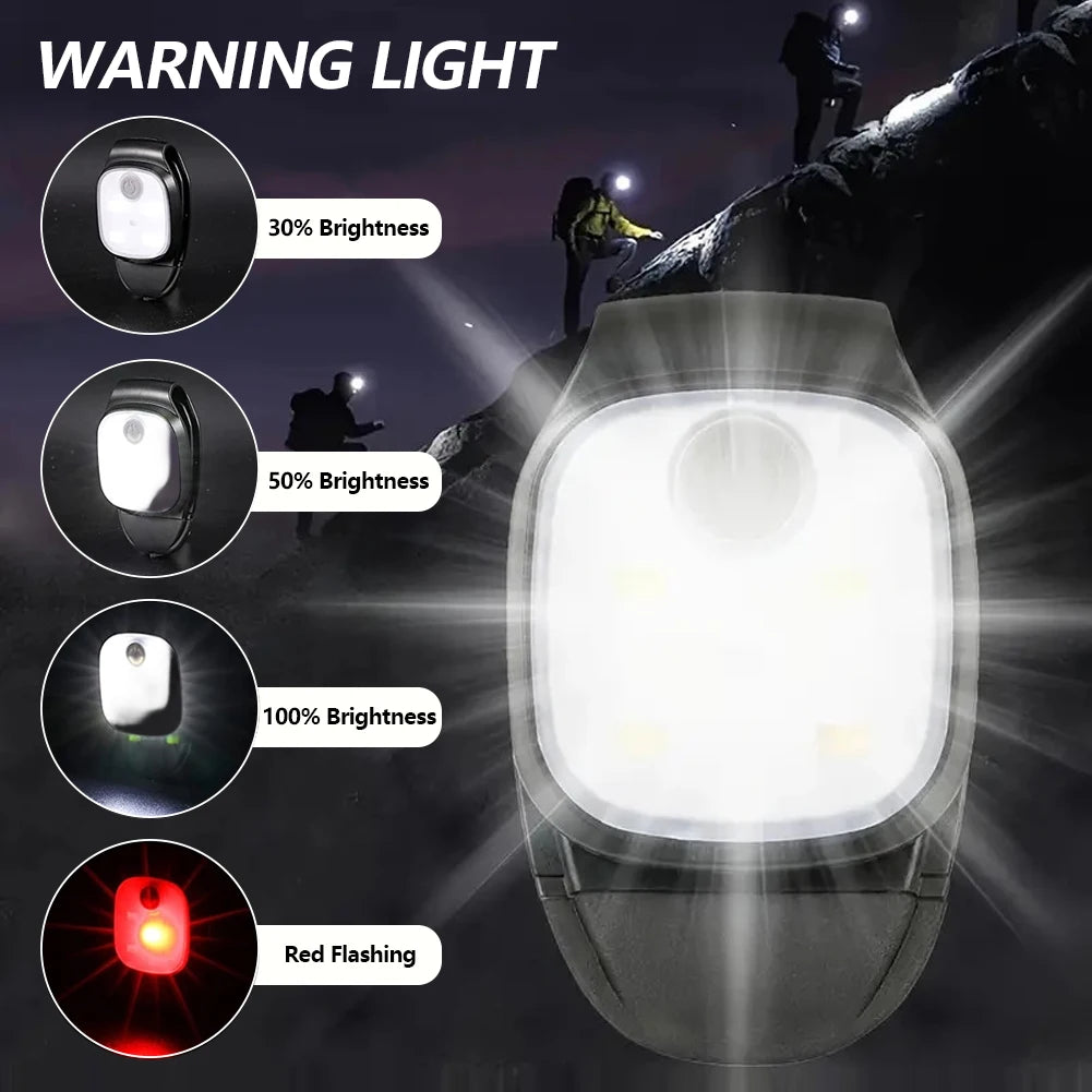 lampe poche noire rechargeable usb clips moderne compact led