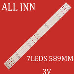 bande lumineuse led blanc moderne 589mm 7leds 3v