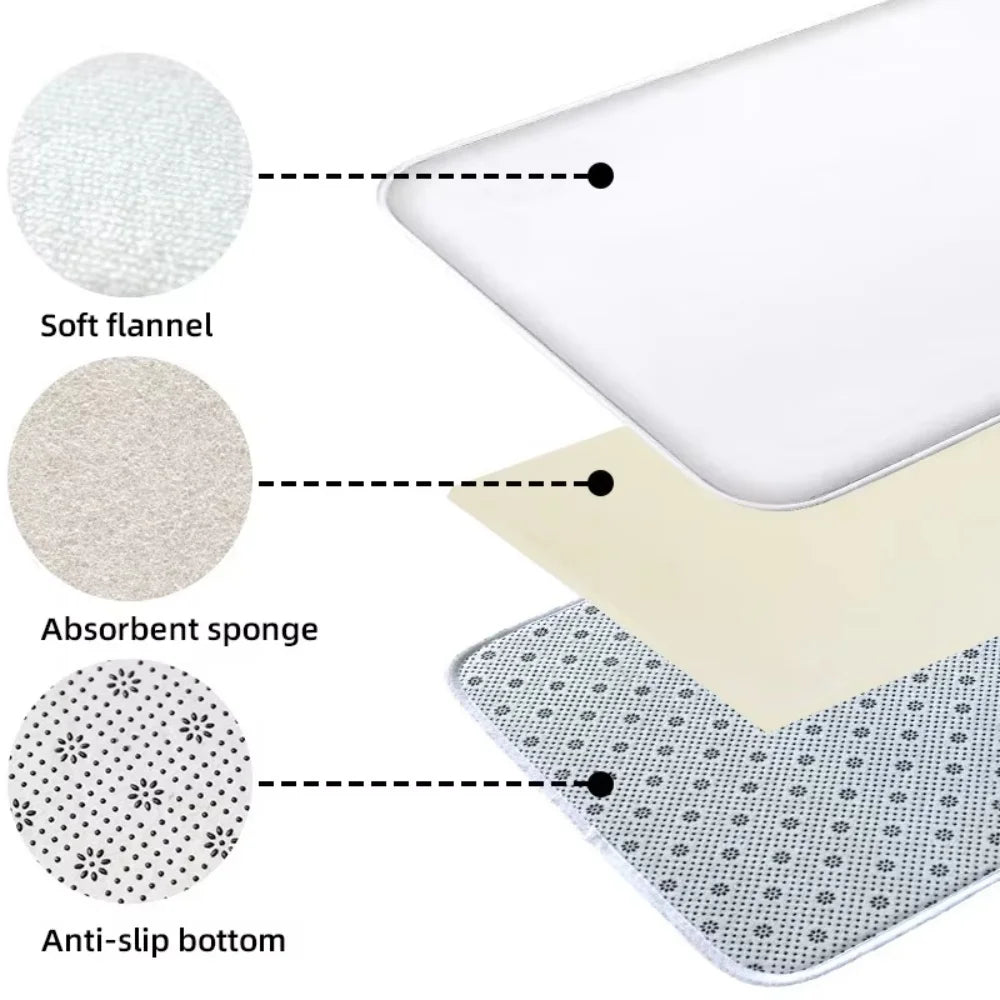 tapis cuisine rectangle motifs aliments moderne fourchettes couteaux cuillères fruits légumes