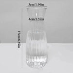 vase champignon verre transparent moderne décoration fleur verte bleue rouge orangée rose
