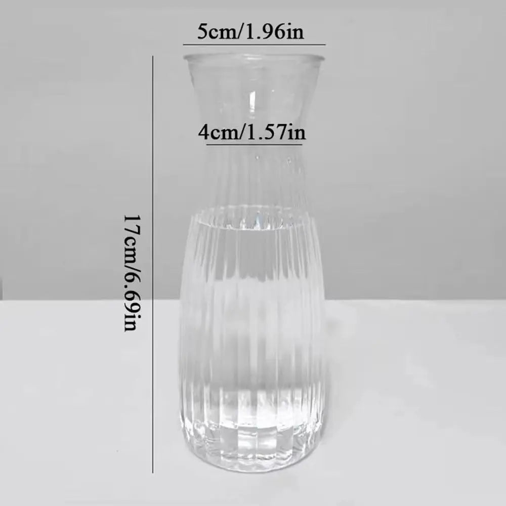vase champignon verre transparent moderne décoration fleur verte bleue rouge orangée rose