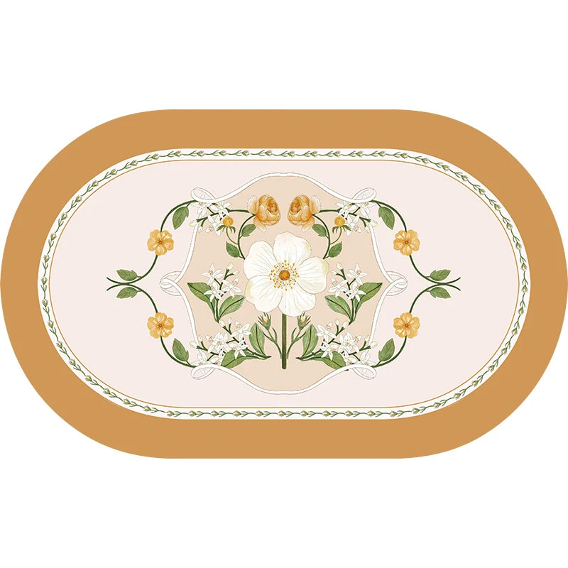serviettes table florales blanc vert respectueuses environnement 20x12 pouces adhésives set table classique