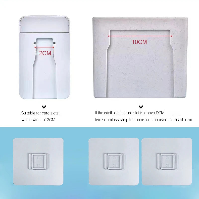 support fixation carte adhésif transparent moderne 7cm 7cm 10pcs fonctionnel