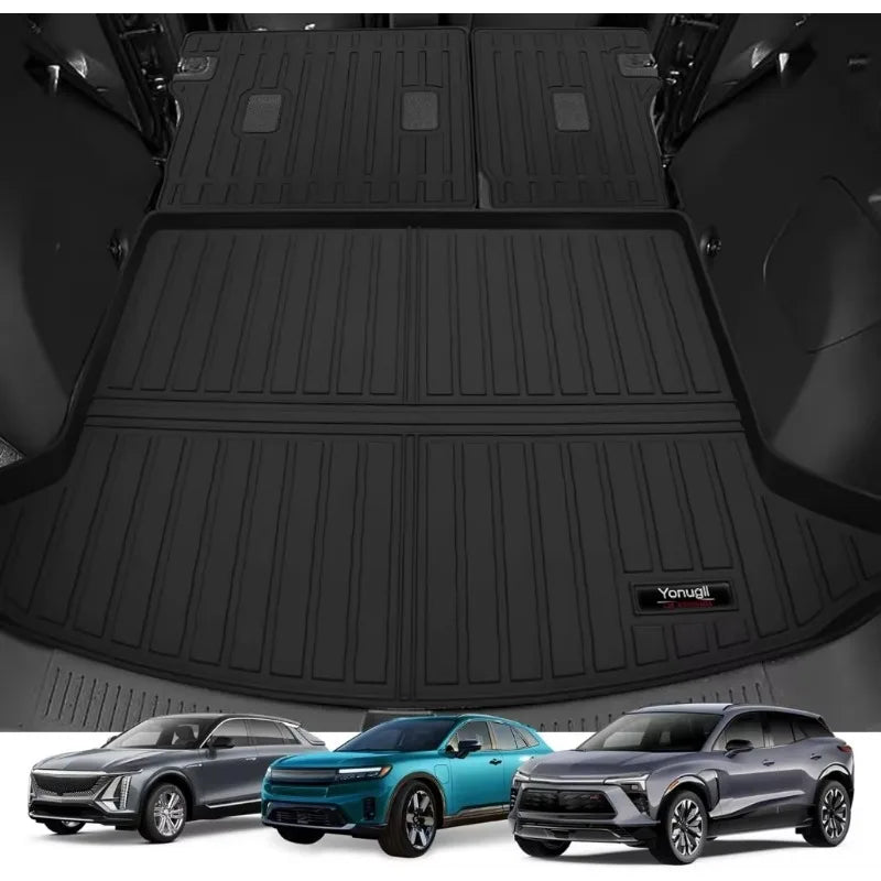 tapis sol caoutchouc noir rayures horizontales moderne résistant poignées rangement voiture 2023 2024 2025