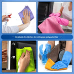 torchons microfibre couleurs mixtes rayures horizontales absorbants réutilisables nettoyage moderne utilitaire 30x30cm