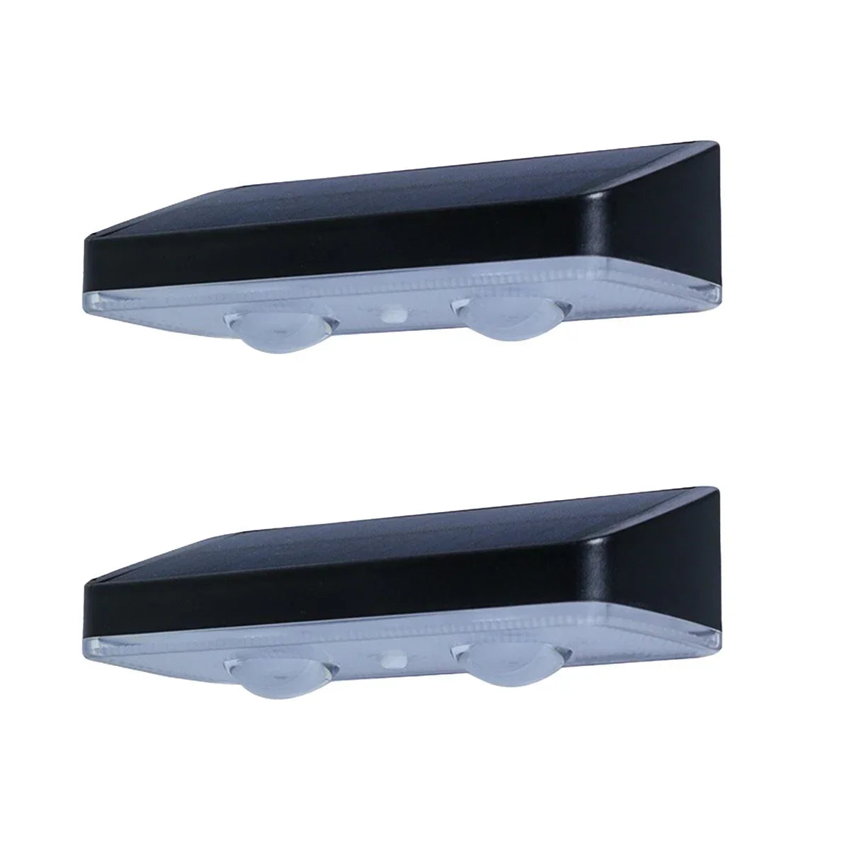 applique murale solaire moderne noire lumières led ip65 étanche cale