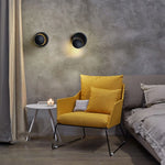 lampe murale led moderne minimaliste fixée mur interrupteur tactile noir blanc