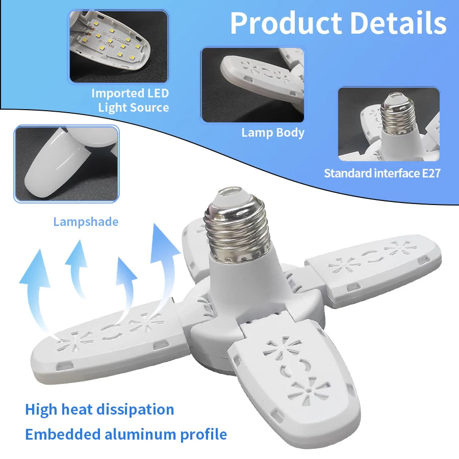 lampe led pliable blanc moderne minimaliste 360 angle blanc chaud 2700k e27 50000h