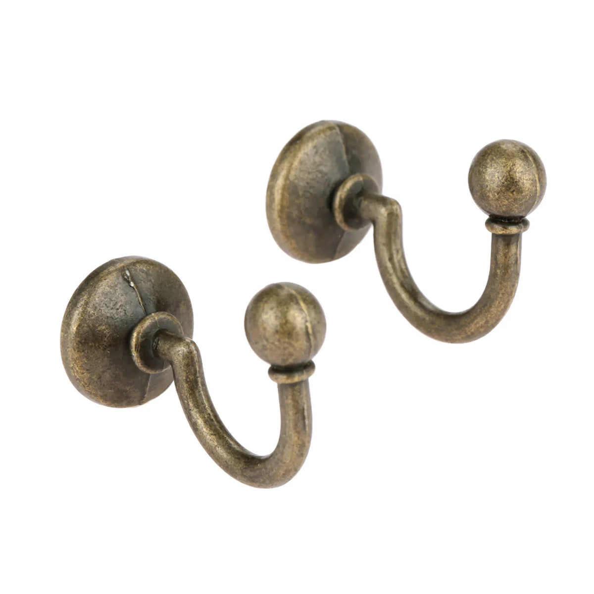 organisateur mural bronze vieilli crochet support rideaux tissu chapeau sac porte masque salle bains