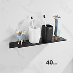 étagères murales dorées modernes lisses salle bain 30 40 50cm