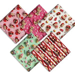 serviettes tissu imprimé hello kitty rose vert blanc résistant abrasion plain weave coton enfantin