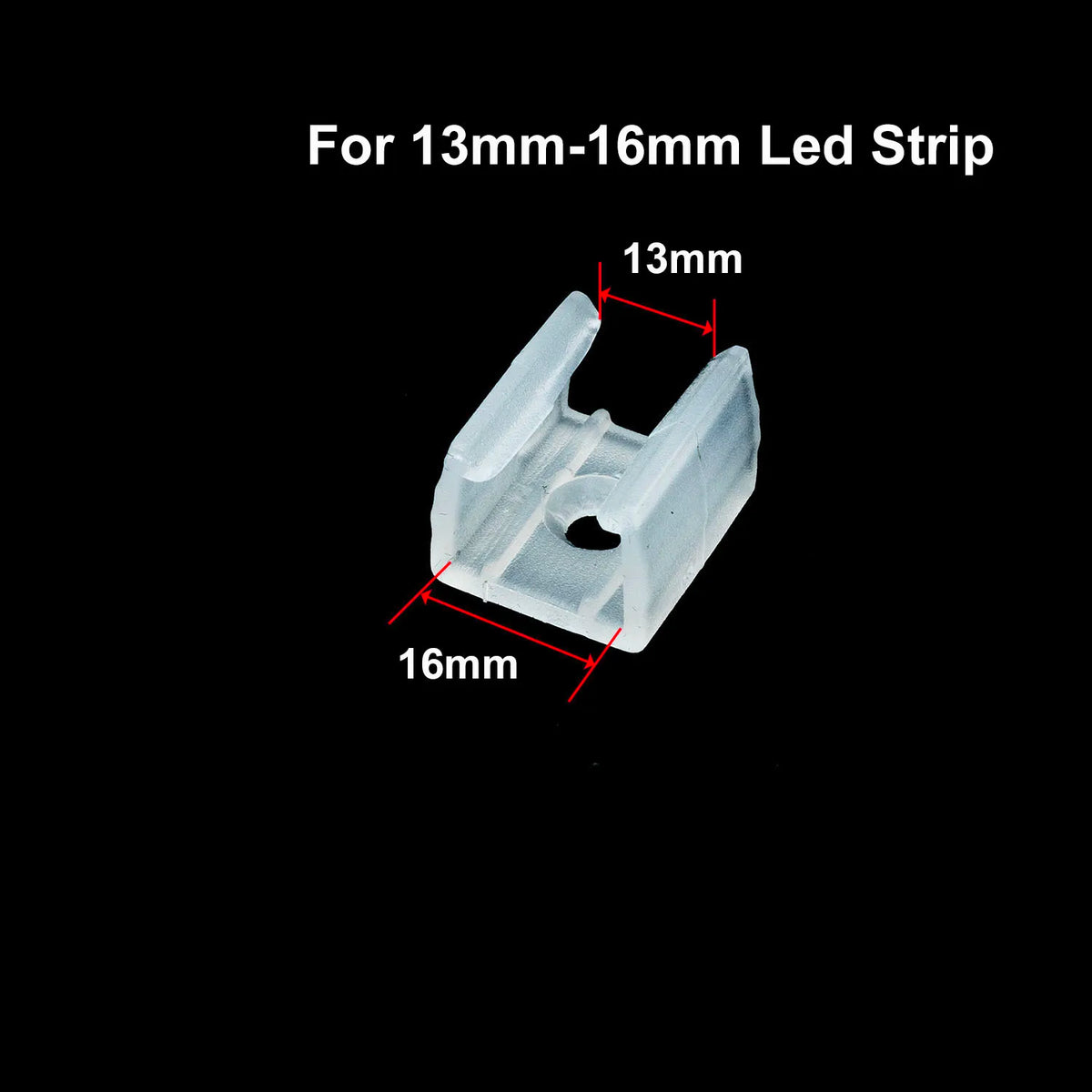 clips fixation rubans led transparents 6mm 8mm 10mm 12mm utilitaires clips plats diverse tailles