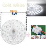 plafonnier led rond blanc moderne adhésif interrupteur lentille protection 12w 18w 24w 36w 50w