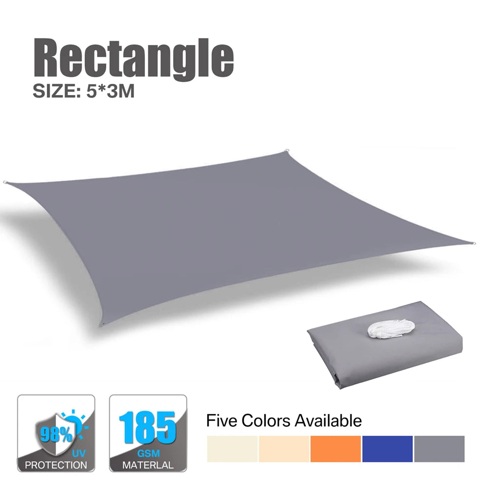 voile soleil gris tissé moderne protection uv 98% jardin extérieur imperméable