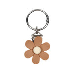 porte clés pince chapeau fleurs simples moderne minimaliste beige blanc jaune rose adhésif voyage