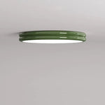 plafonnier led moderne vert rouge blanc gris acrylique fer métallique autonome