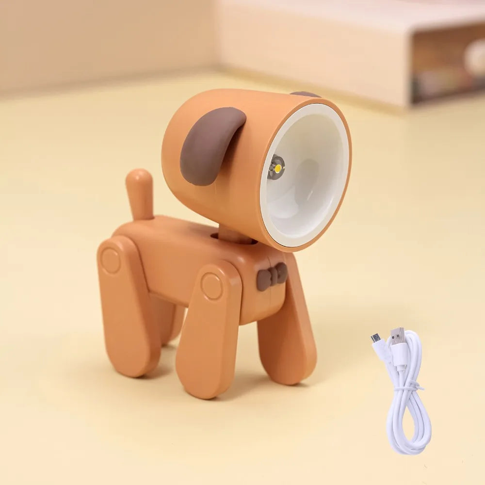 veilleuse led rechargeable animaux compagnie chien cerf table moderne enfants chambre